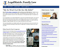 Tablet Screenshot of familyblog.legalmatch.com