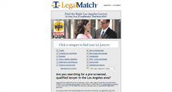 Desktop Screenshot of losangeles.legalmatch.com