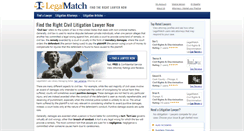 Desktop Screenshot of litigationattorneys.legalmatch.com