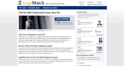 Desktop Screenshot of employment-law.legalmatch.com